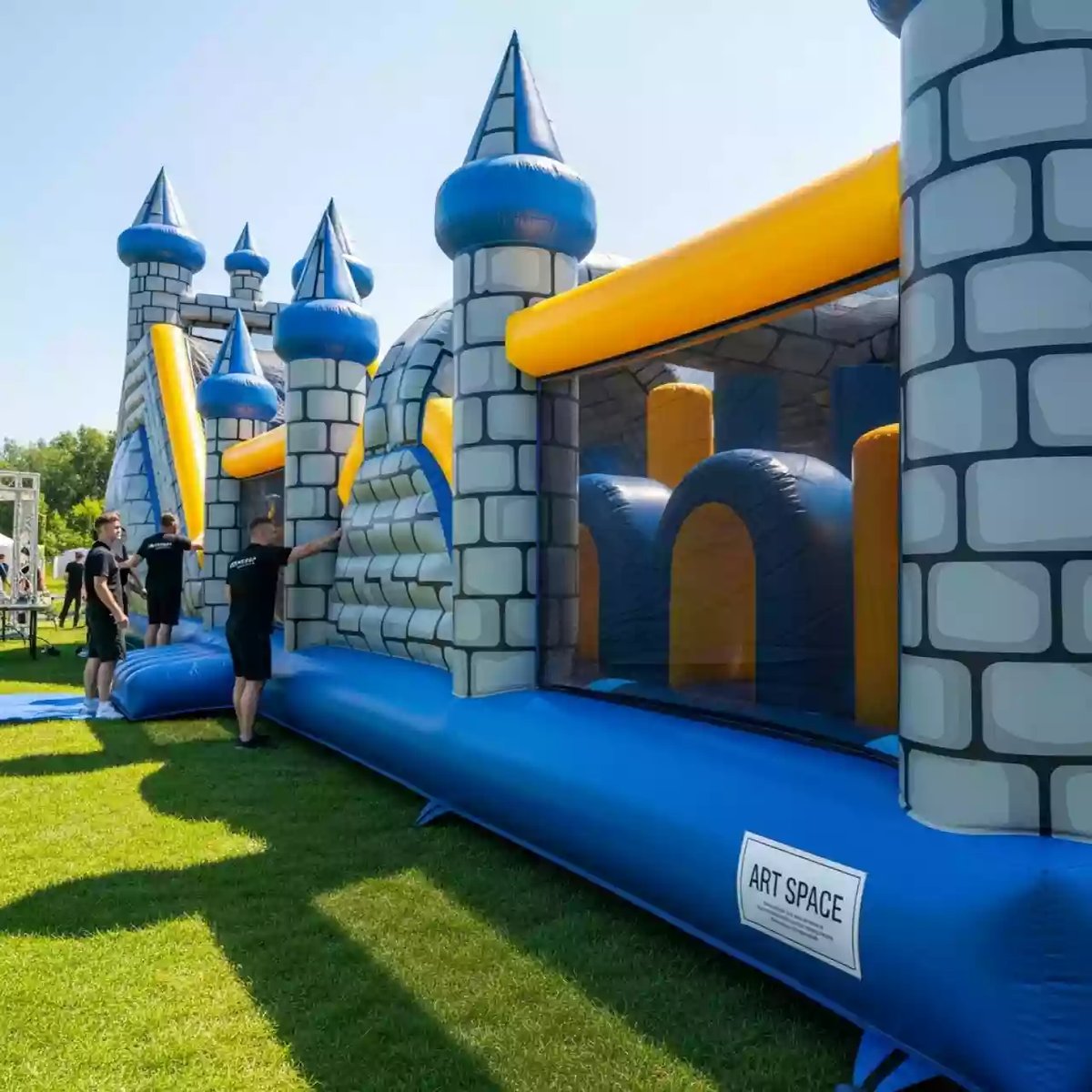 Аренда Полоса препятствий Замок 14 м в этно-парке «Моя Россия» — ART SPACE