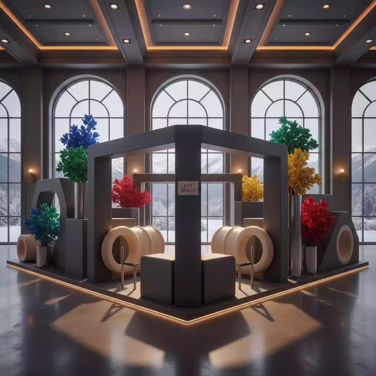 Аренда Полосы препятствий цветочные в Mantera Supreme — ART SPACE