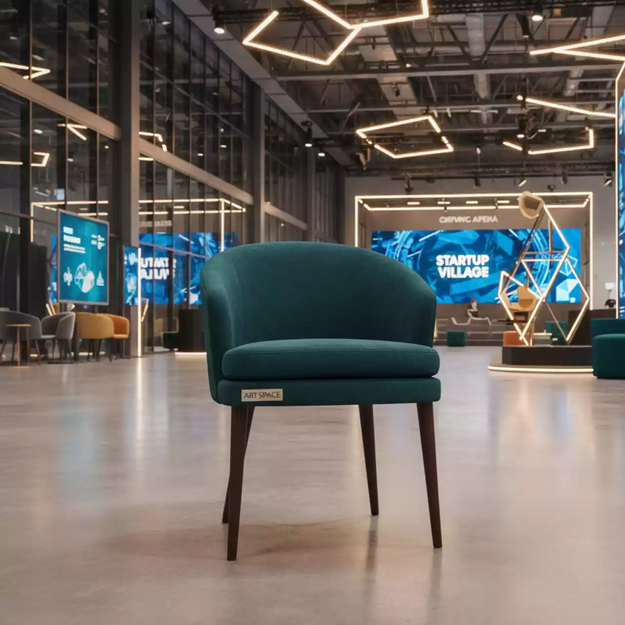 Аренда Полукресла Dolche велюр Velutto 03 в Сириус Арене — ART SPACE