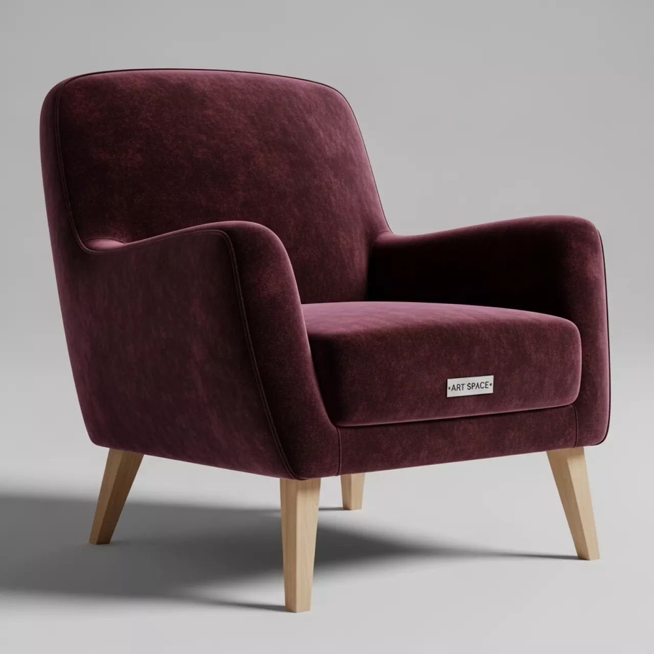 Аренда Полукресло Dolche велюр Remy ножки бук на пляже «Маяк» — ART SPACE