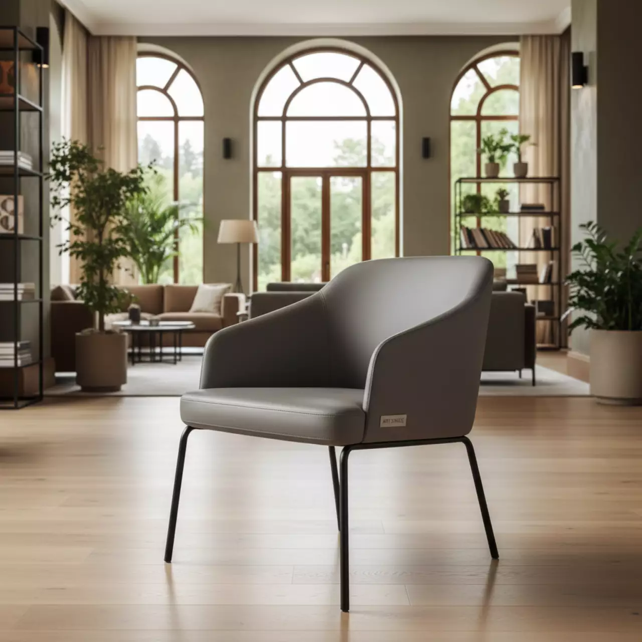 Аренда Полукресло экокожа cayenne grey Fendi в Rodina Grand Hotel & SPA — ART SPACE