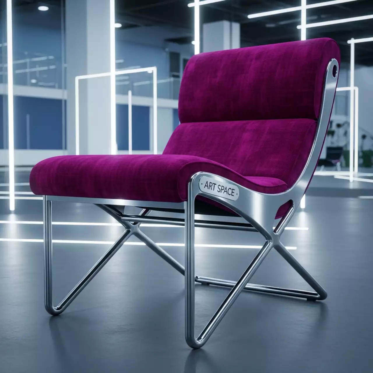 Аренда Полукресло Gucci велюр Авелина 9981 металлический каркас в Ледовом дворце «Айсберг» — ART SPACE