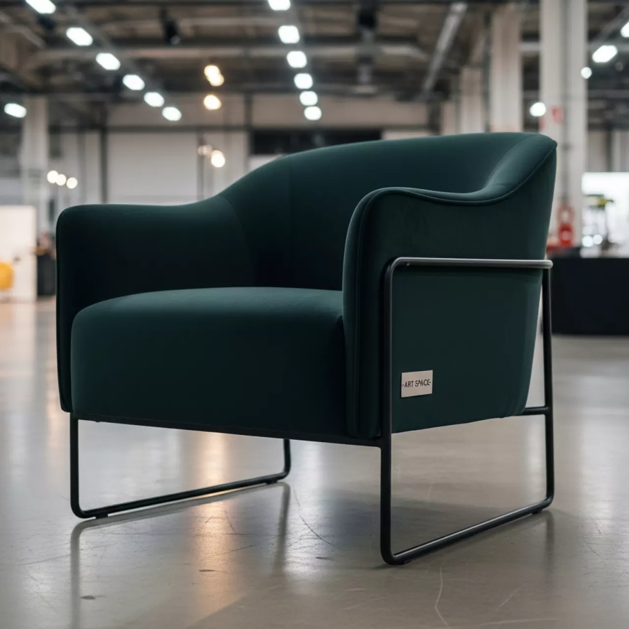 Аренда Полукресло Gucci велюр Remy 83 металлический каркас на Сочи Автодроме — ART SPACE
