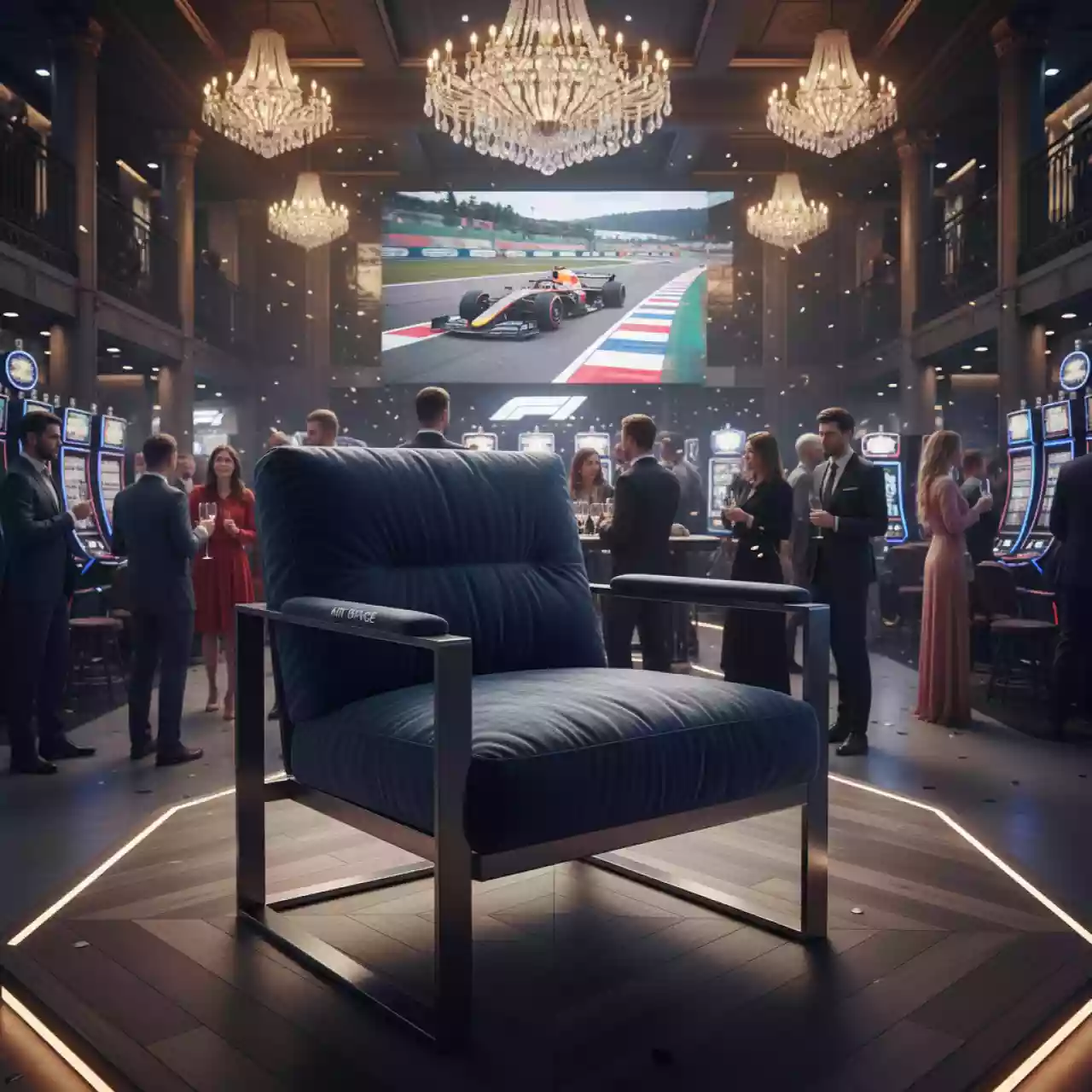 Аренда Полукресло Gucci велюр Velutto 29 каркас металл в казино «Сочи» — ART SPACE