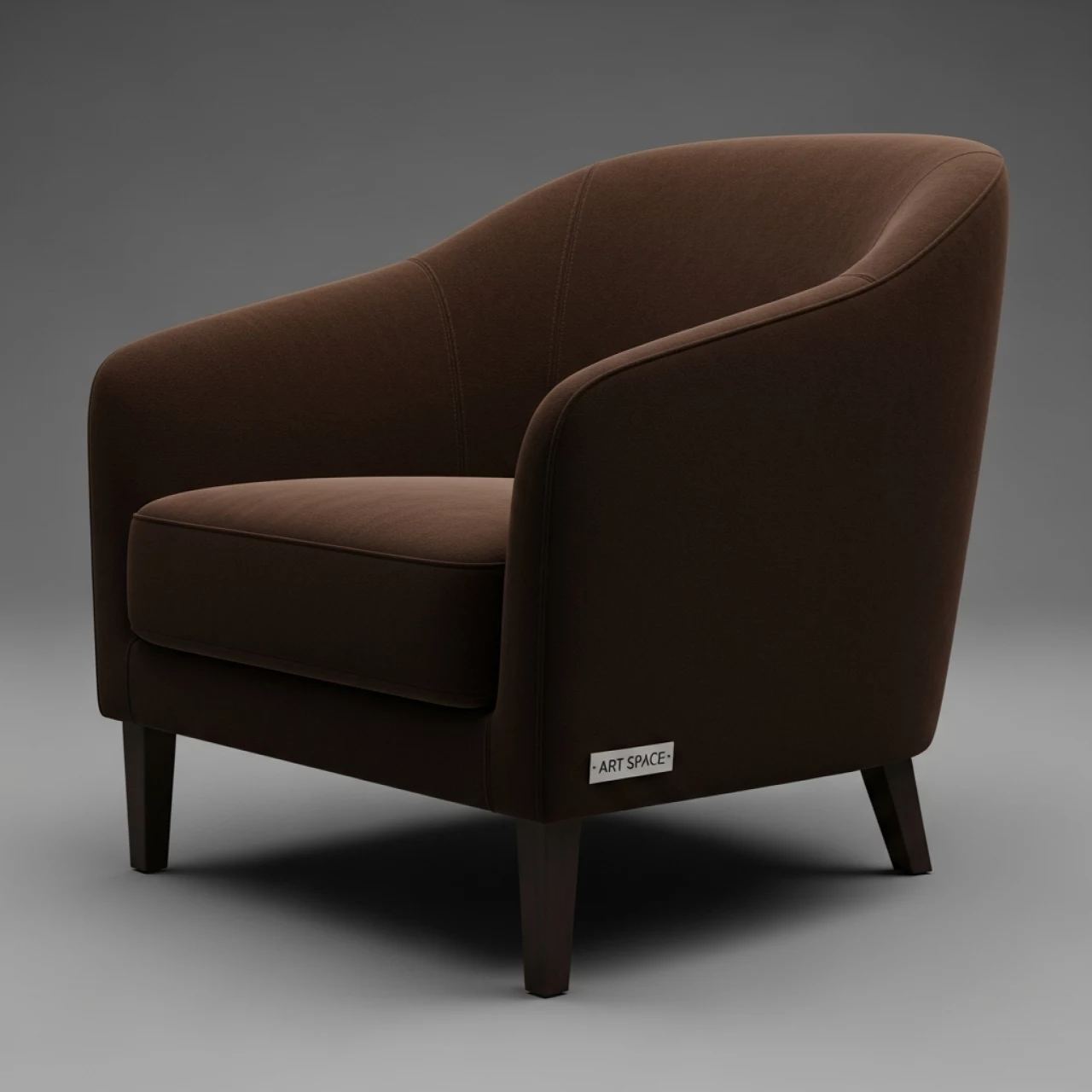 Аренда Полукресло коричневое Gucci в МФК «Горный» — ART SPACE