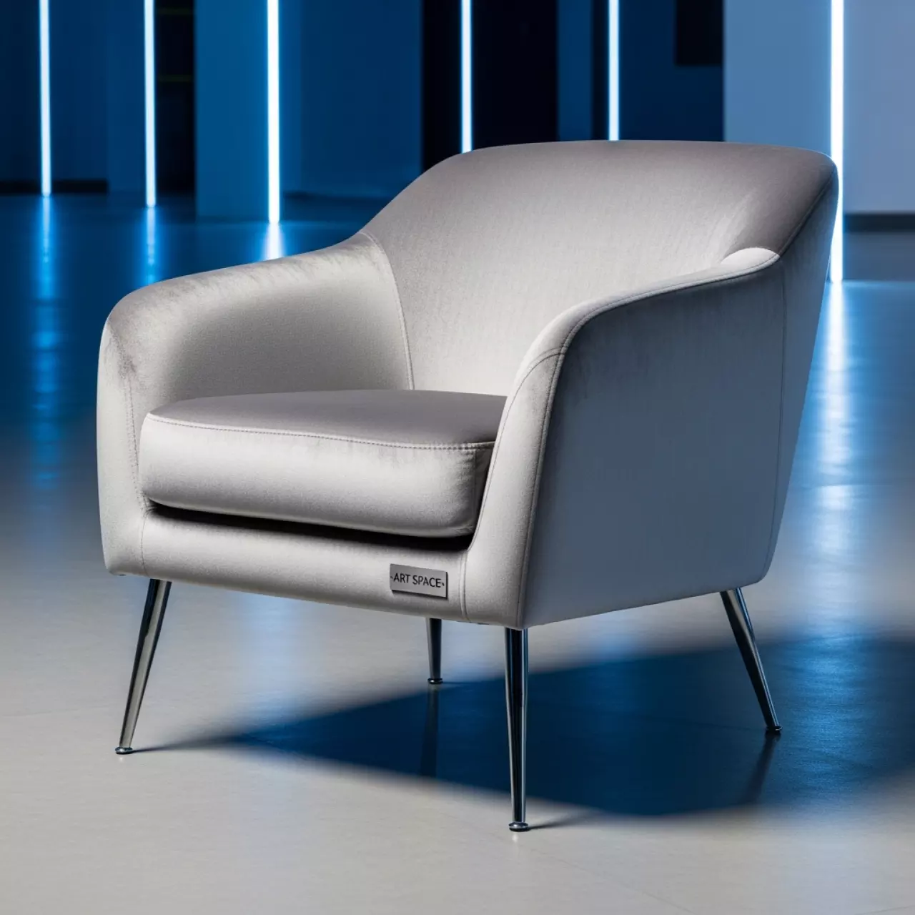 Аренда Полукресло Шарри цвет платина в Университете «Сириус» — ART SPACE