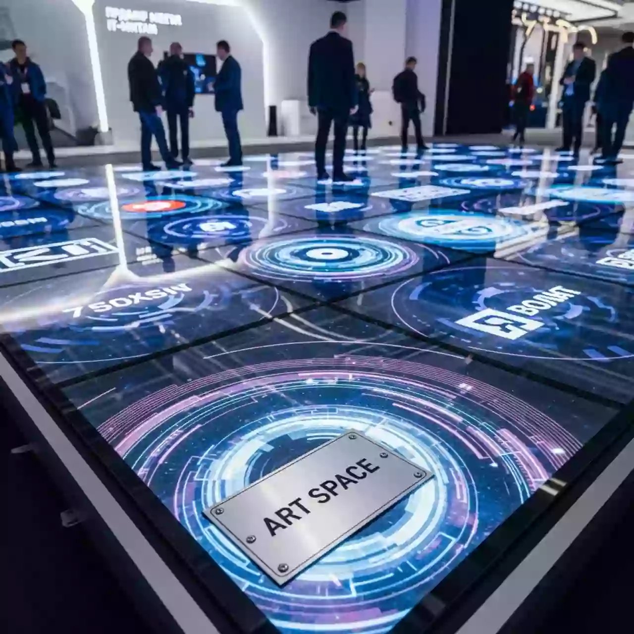 Аренда Полы интерактивные LED в Delta Sirius — ART SPACE