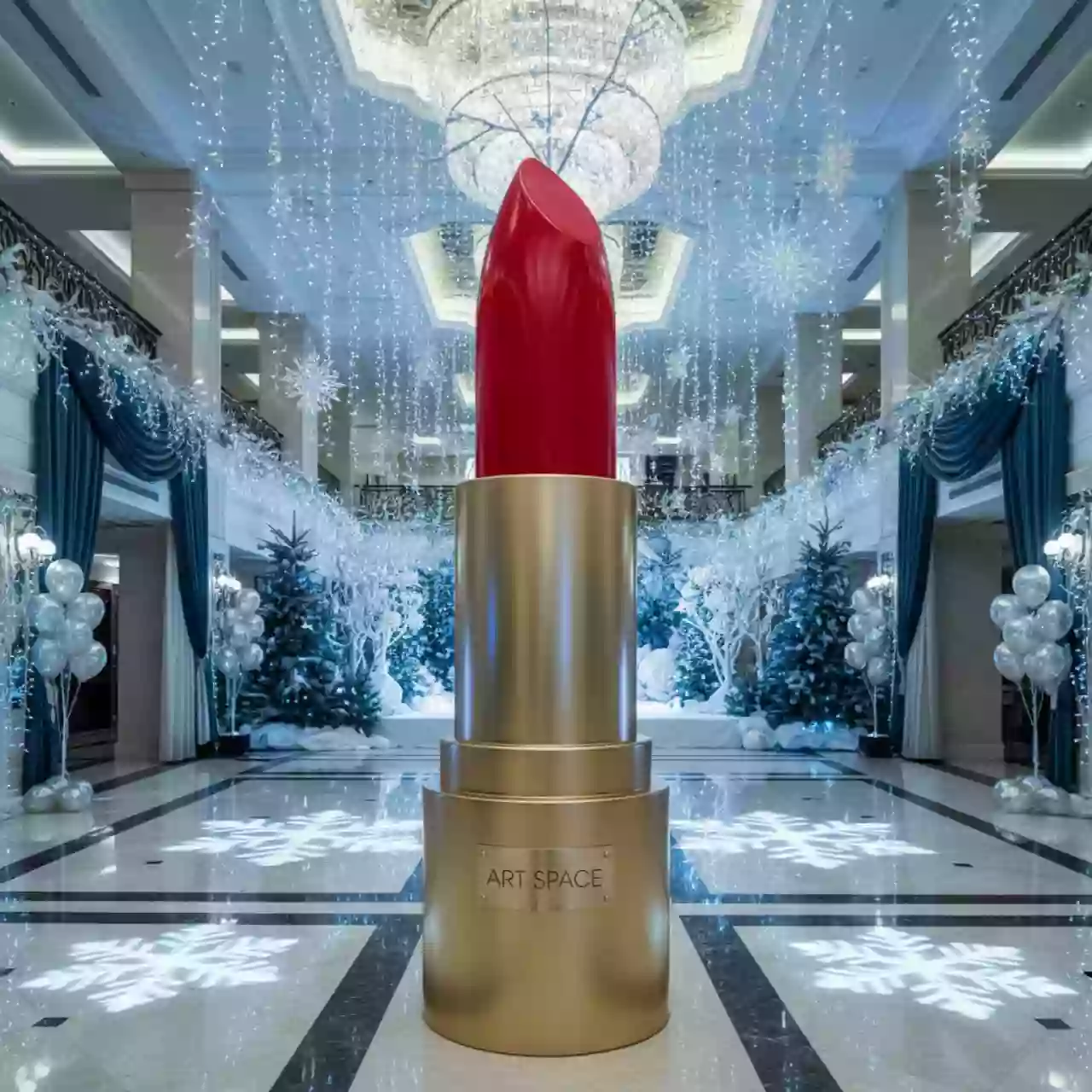 Аренда Помада красная большая в Sochi Marriott Krasnaya Polyana — ART SPACE