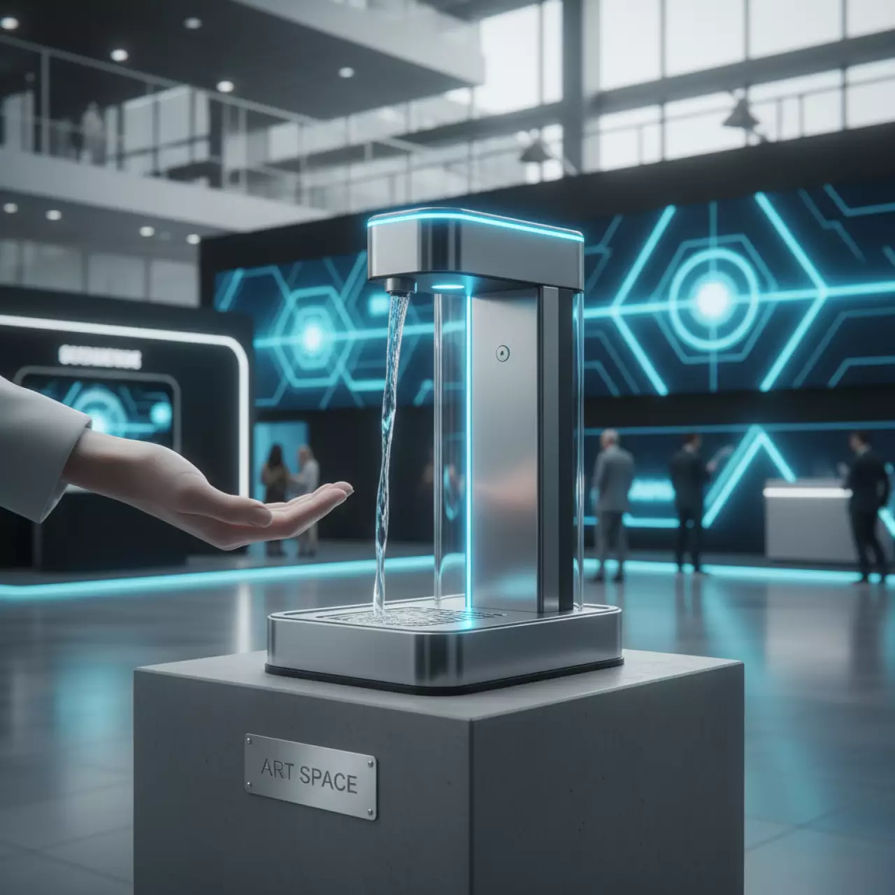 Аренда Помпа сенсорная для воды в ОКЦ «Галактика» — ART SPACE