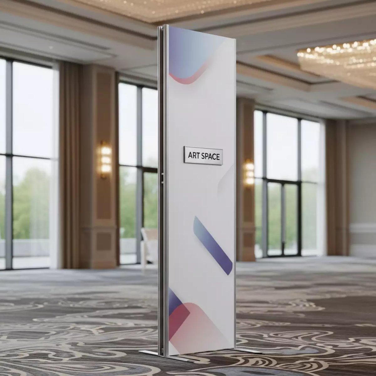 Аренда Поп ап стенд с прямой башней в Courtyard by Marriott Sochi — ART SPACE