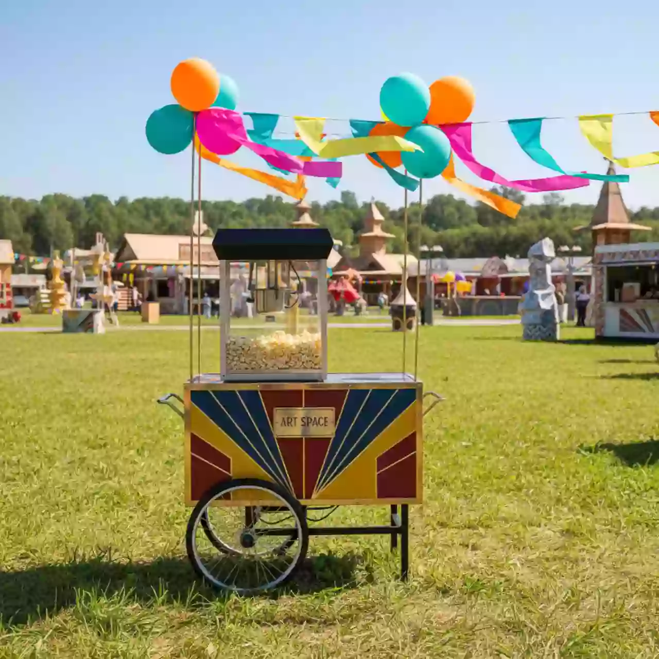 Аренда Попкорн выездной в этно-парке «Моя Россия» — ART SPACE