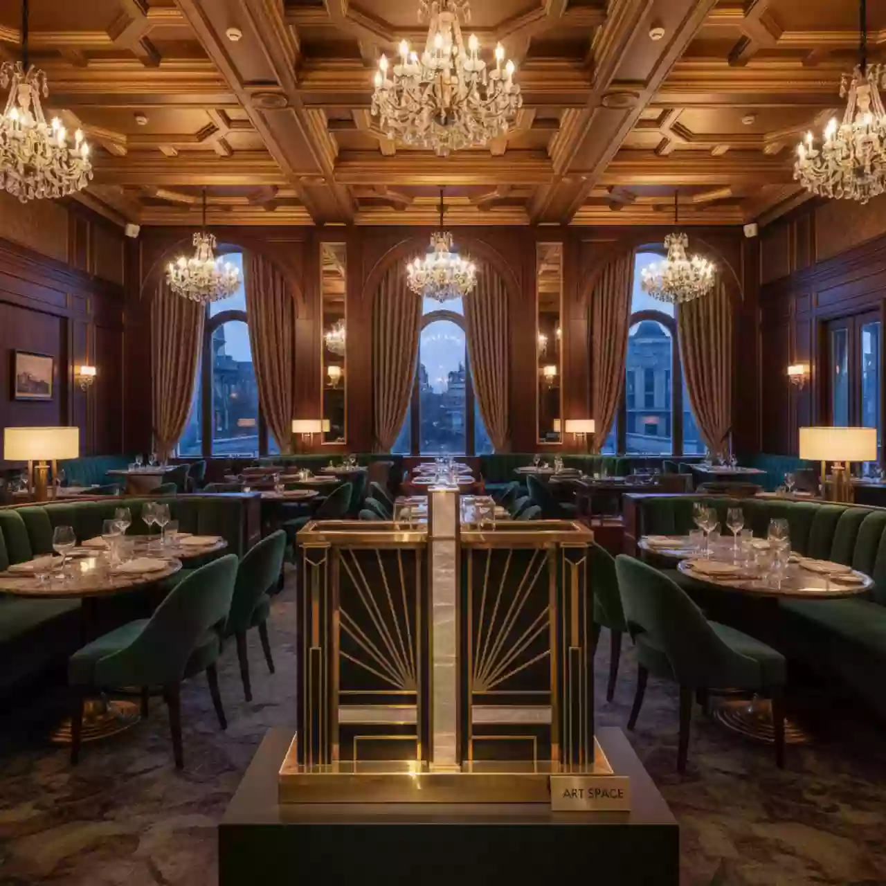 Аренда Портфолио FRESHEXPO в ресторане «Brunello» — ART SPACE