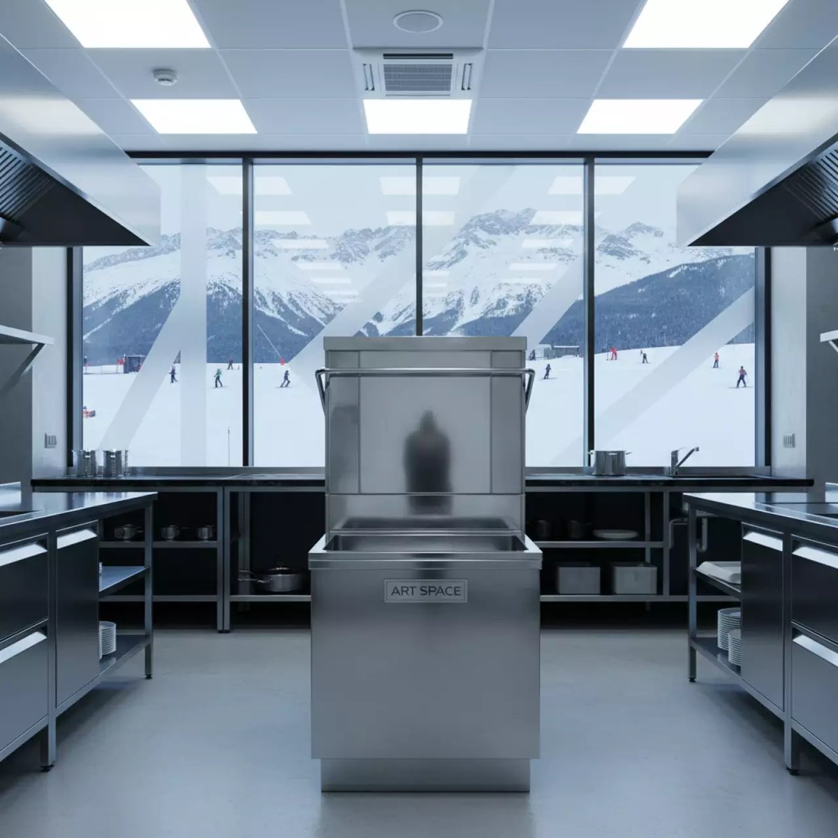 Аренда Посудомоечная машина для кейтеринга в Novotel Resort — ART SPACE