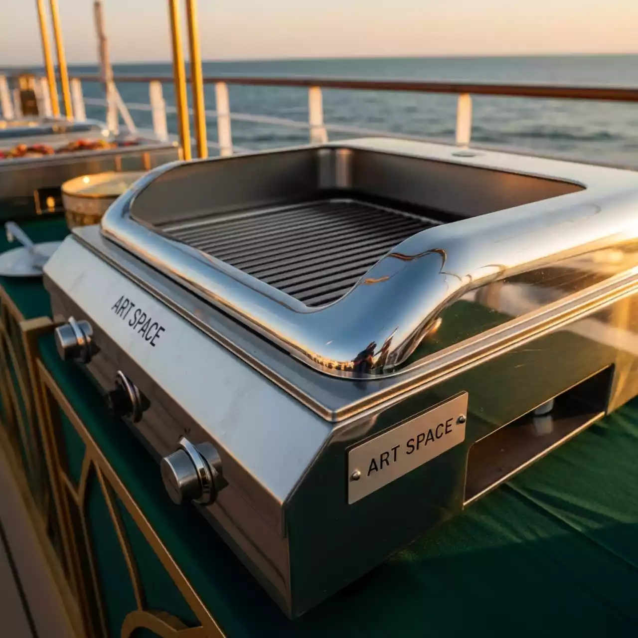Аренда Поверхность жарочная гладкая контактный гриль на теплоходе «Дагомыс» — ART SPACE