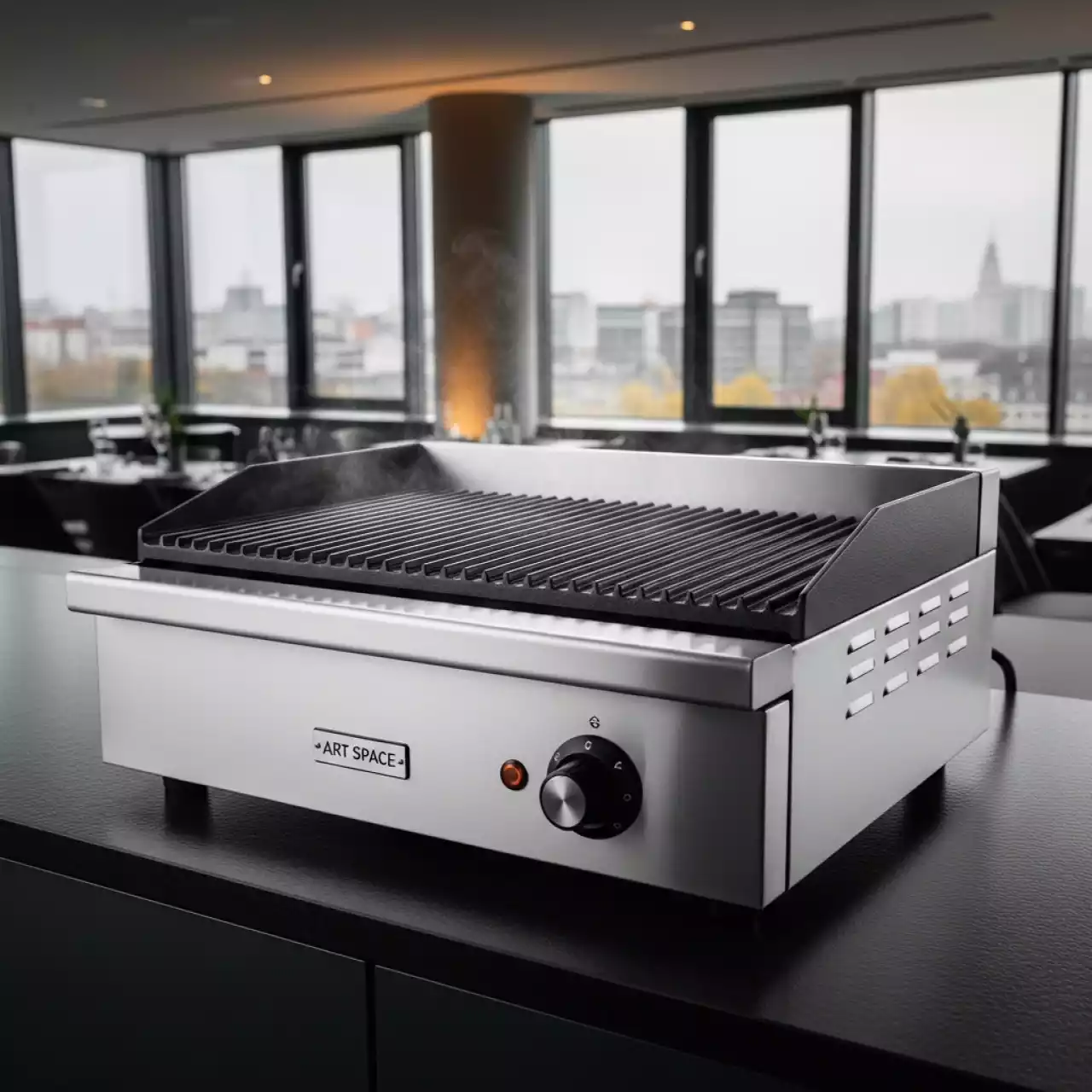 Аренда Поверхность жарочная ребристая 220W в ресторане «Высота 5642» — ART SPACE