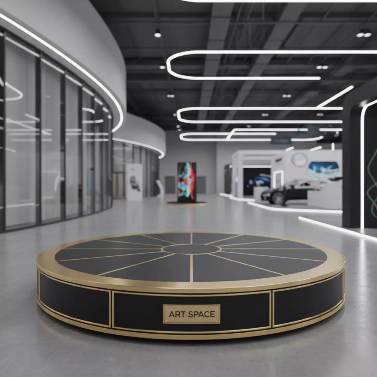 Аренда Поворотный стол 3D Space SM 60 64 в VK Stadium Sirius — ART SPACE