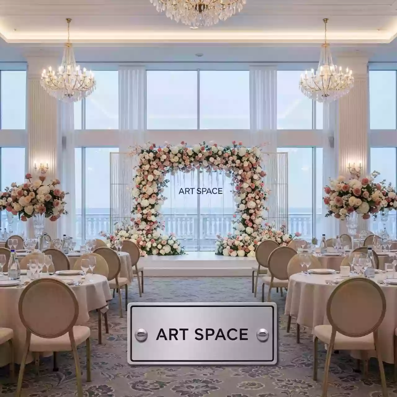 Аренда Праздник цветов на территории Морпорта Сочи — ART SPACE