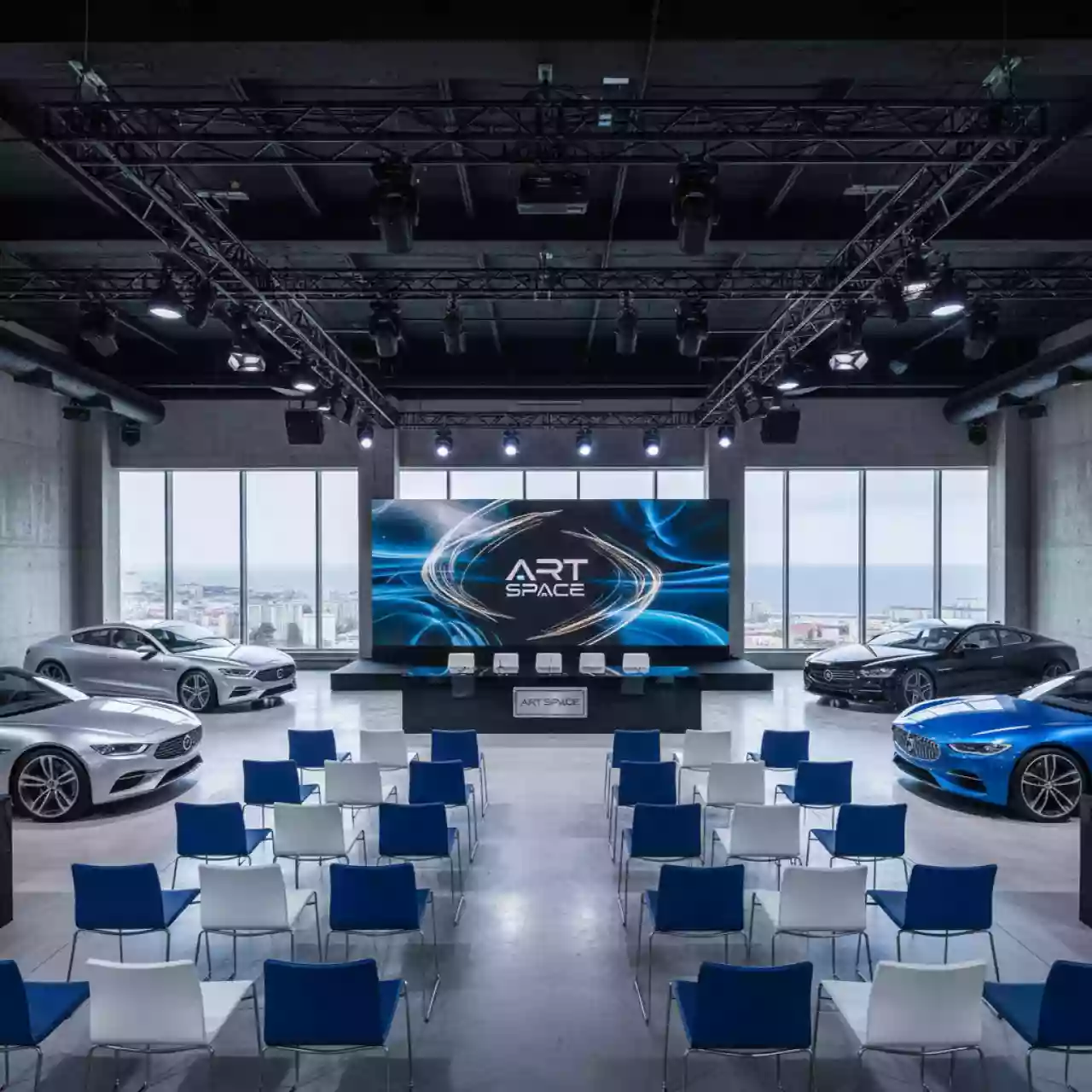 Аренда Праздник "Дорогих вещей" в центре BMW в комплексе Sea Galaxy — ART SPACE