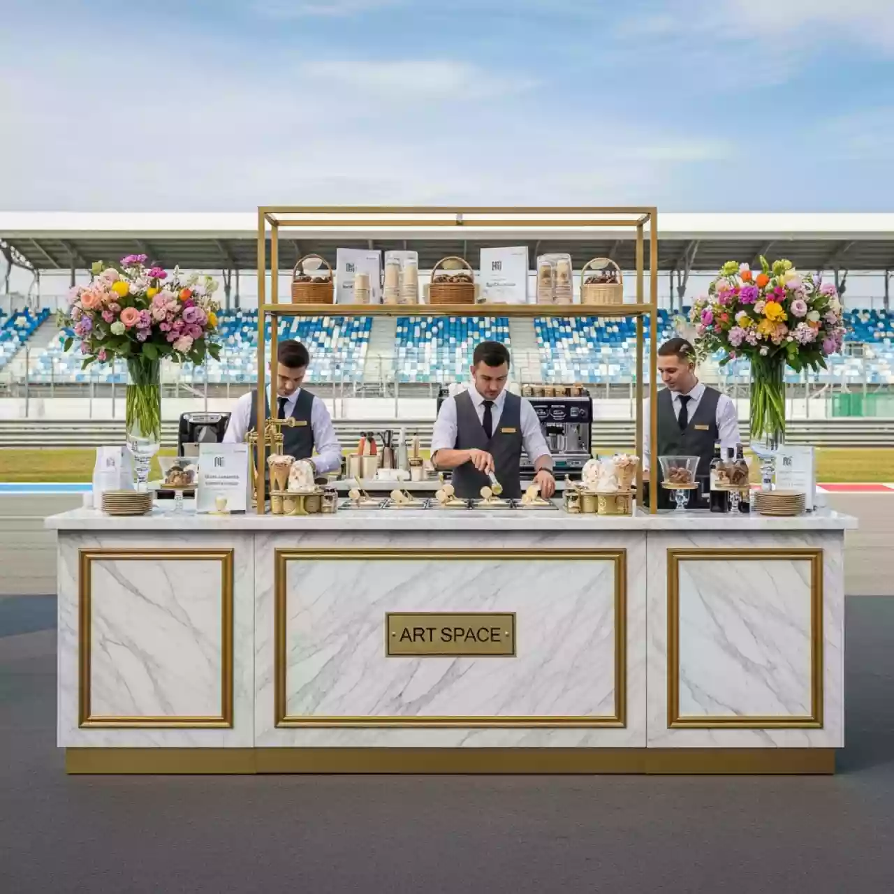 Аренда Праздник мороженого в ТРЦ Мега на Сочи Автодроме — ART SPACE