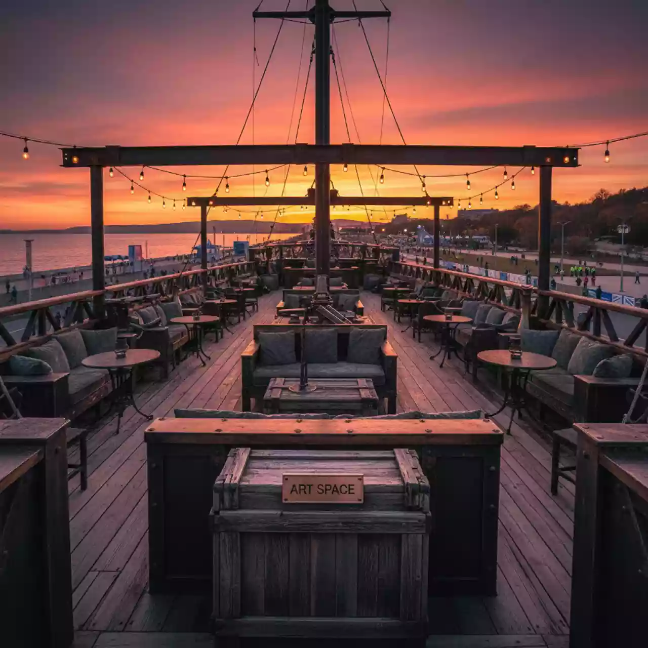 Аренда Праздник пиратский на теплоходе "Артурс" в Gamma Sirius — ART SPACE