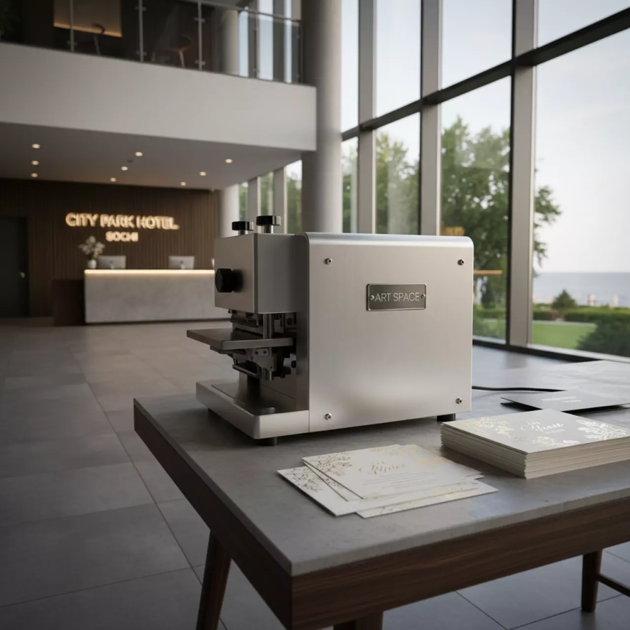 Аренда Пресс для тиснения Opus Namepress в City Park Hotel Sochi — ART SPACE