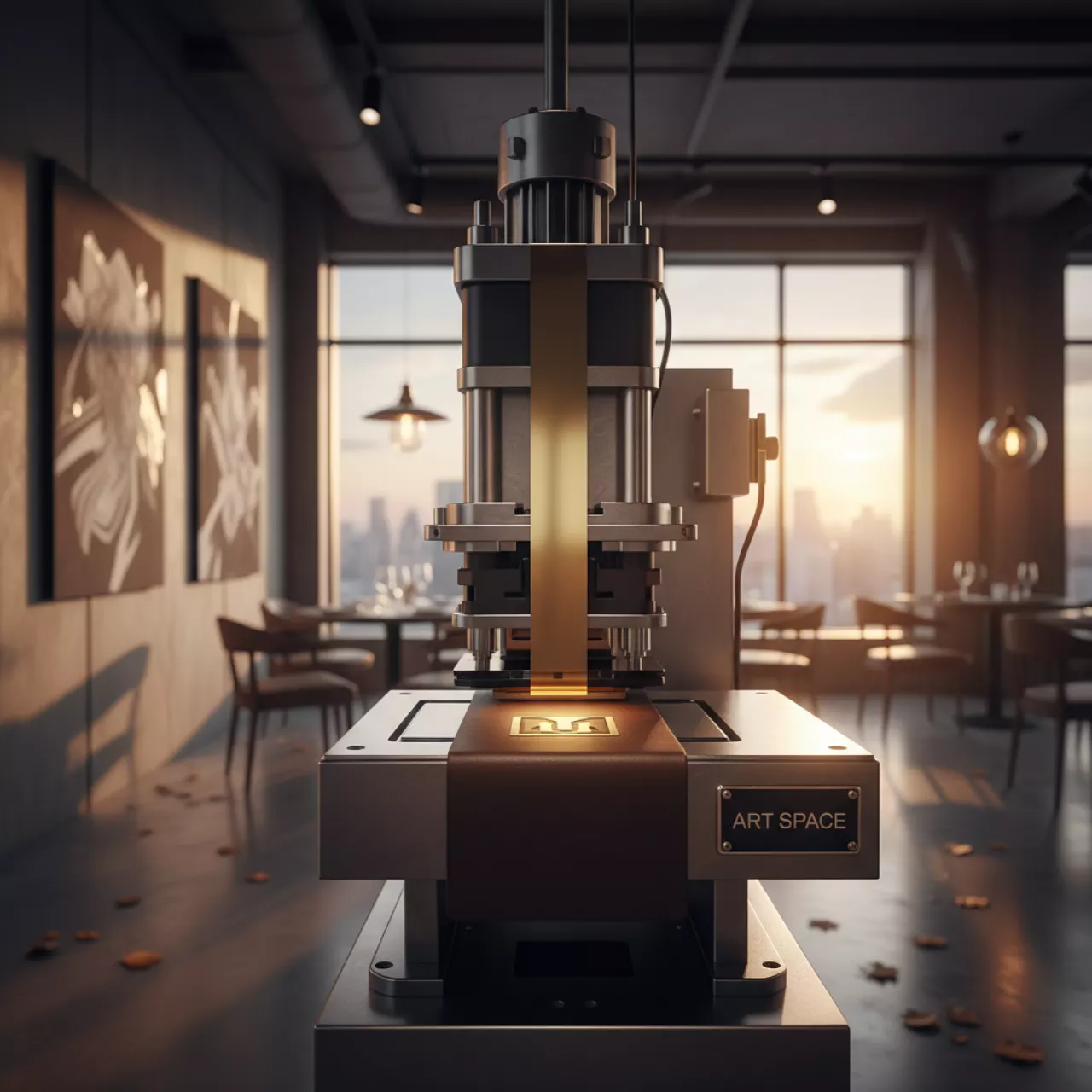 Аренда Пресс для тиснения Vektor WT 1 190 в ресторане «Магеллан» — ART SPACE