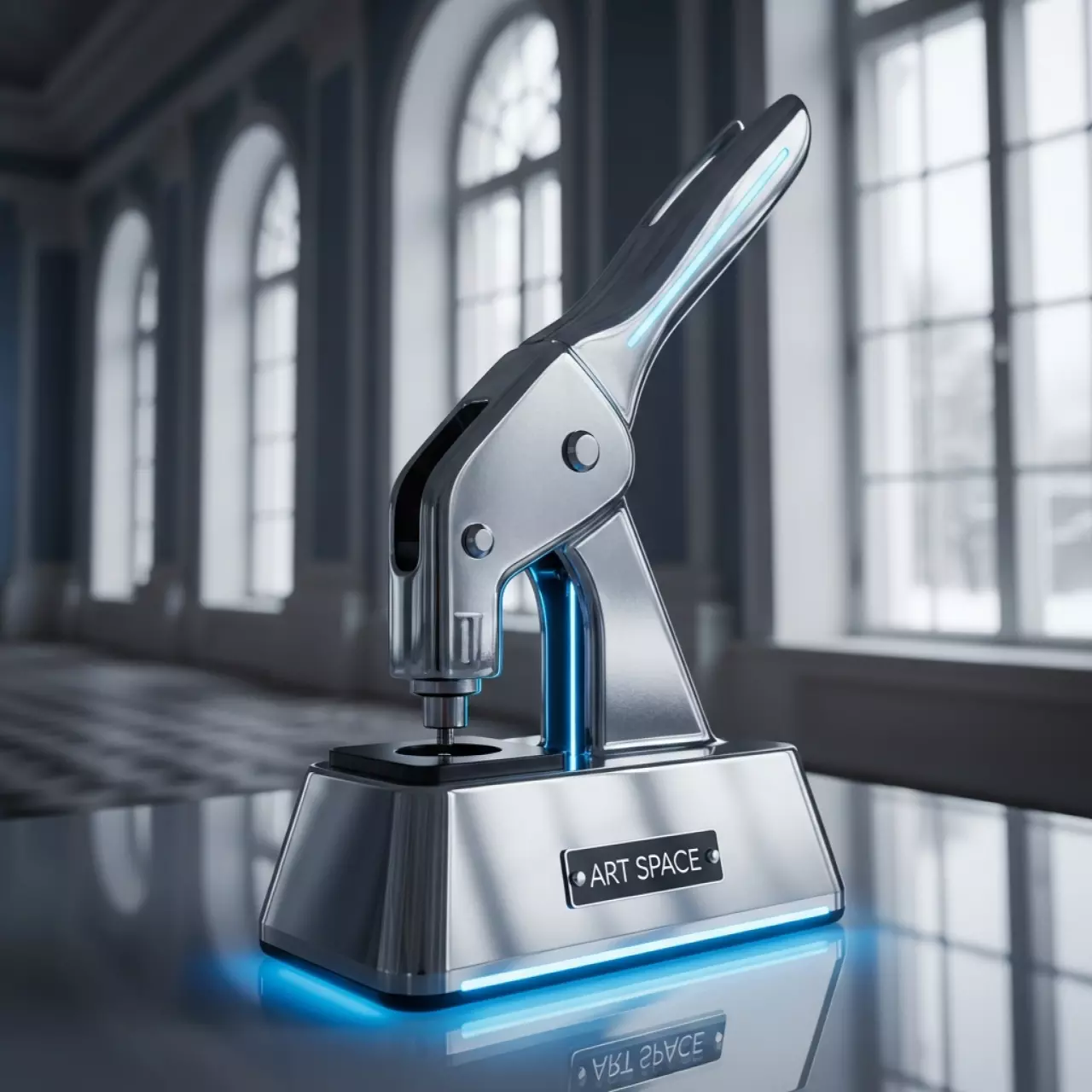 Аренда Пресс для установки люверсов AL с насадкой 10 мм в усадьбе Голицына — ART SPACE