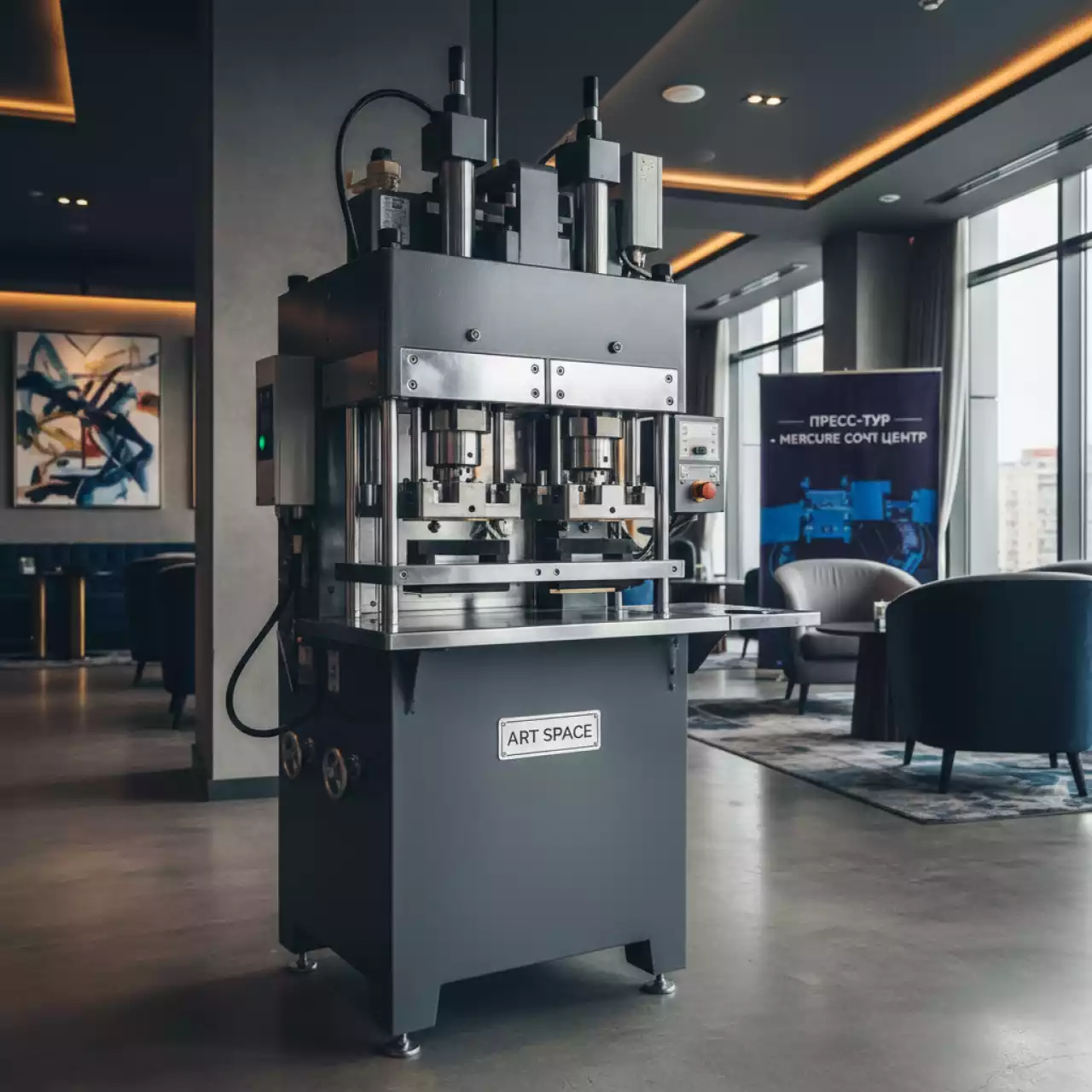Аренда Пресс для установки люверсов Joiner JYS 4 TWIN в Mercure Сочи Центр — ART SPACE