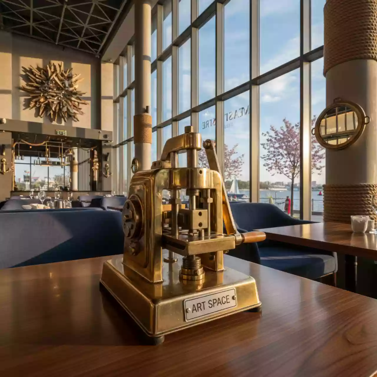 Аренда Пресс для значков Bulros M 201 в ресторане «Магеллан» — ART SPACE