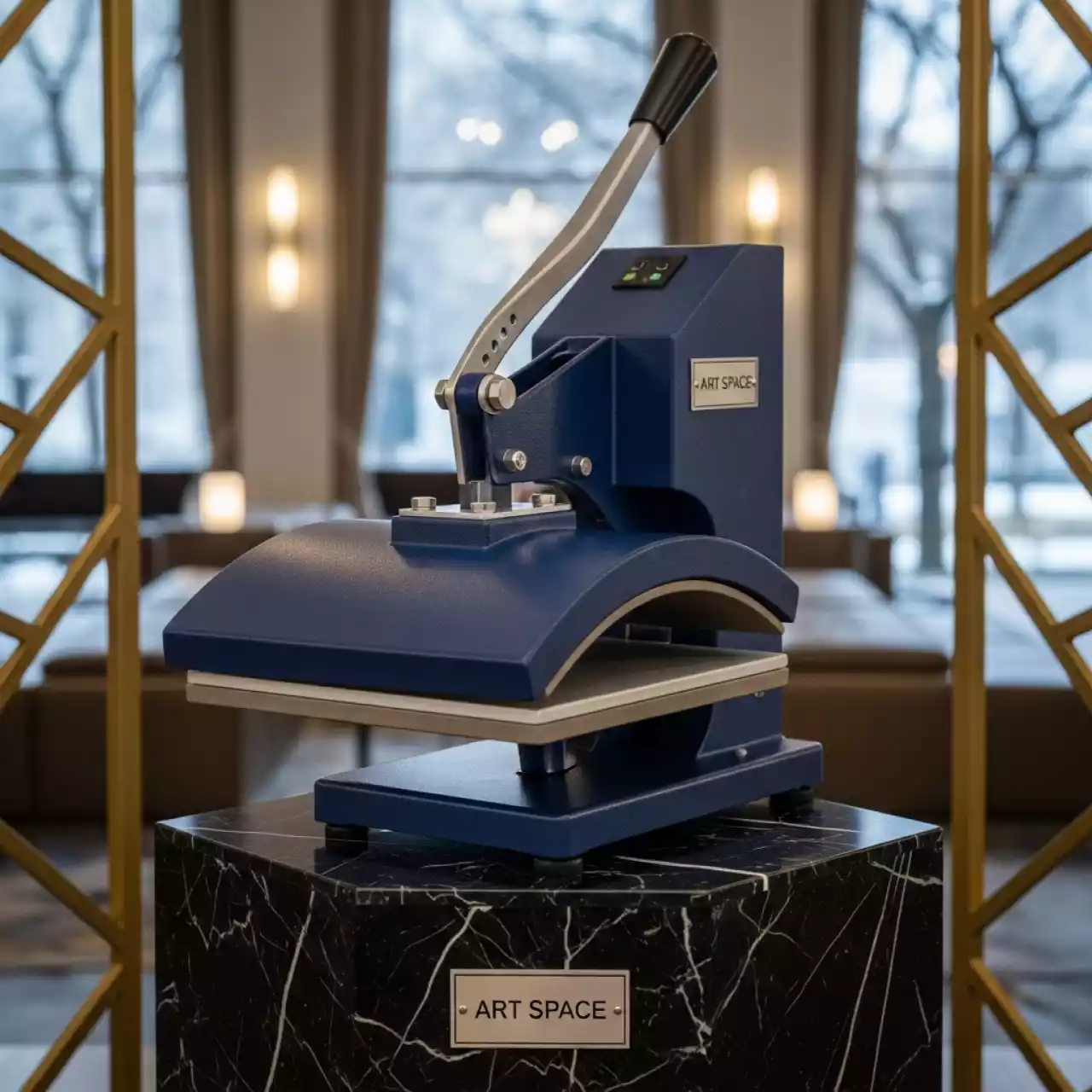 Аренда Пресс термотрансферный для бейсболок Blue PRESS Line Cap S 8х16 см в Mövenpick Hotel — ART SPACE