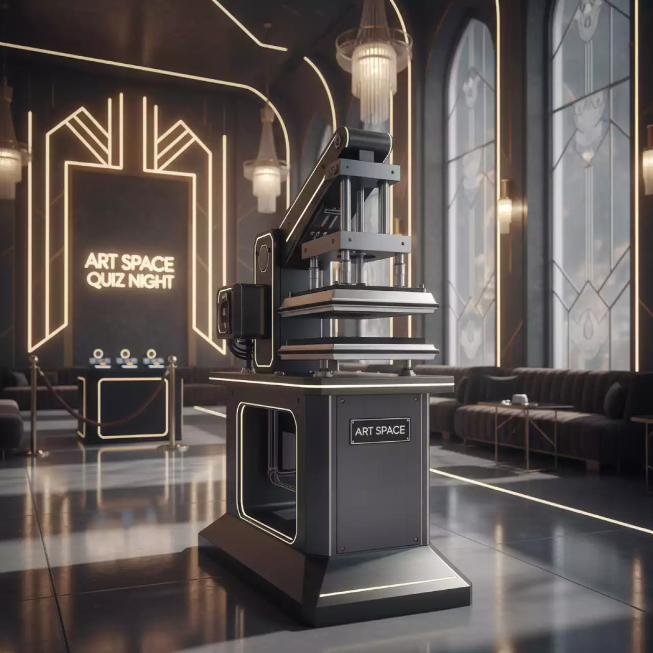 Аренда Пресс термотрансферный SCHULZE Swing Duo Pneu Press 38х45 см со станиной в ледовой арене «Шайба» — ART SPACE