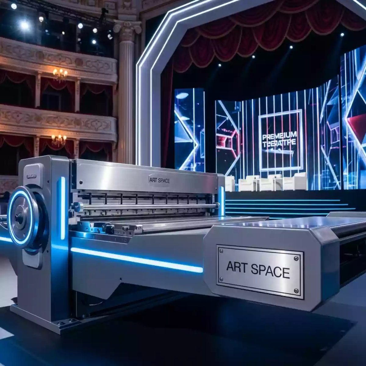 Аренда Пресс тигельный Pripack ML1400 в Зимнем театре — ART SPACE