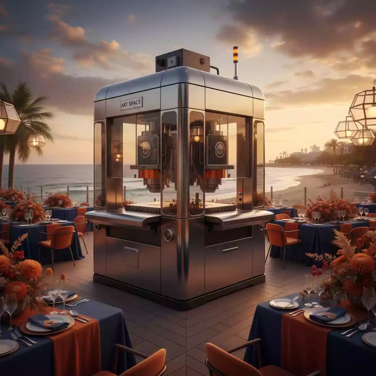 Аренда Пресс тигельный Pripack ML 1400 на пляже «Мандарин» — ART SPACE