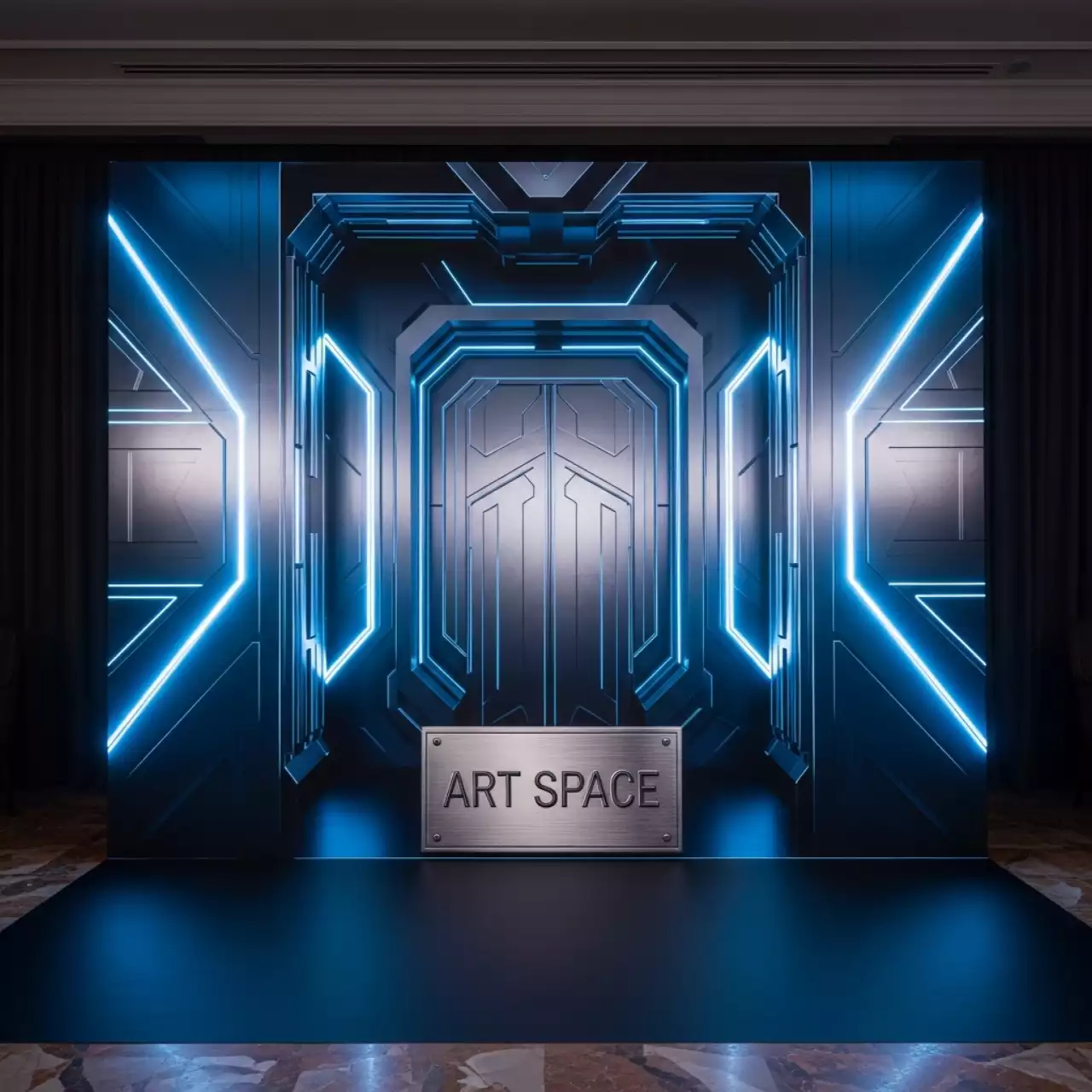 Аренда Пресс волл 2х2 м в ресторане «Brunello» — ART SPACE