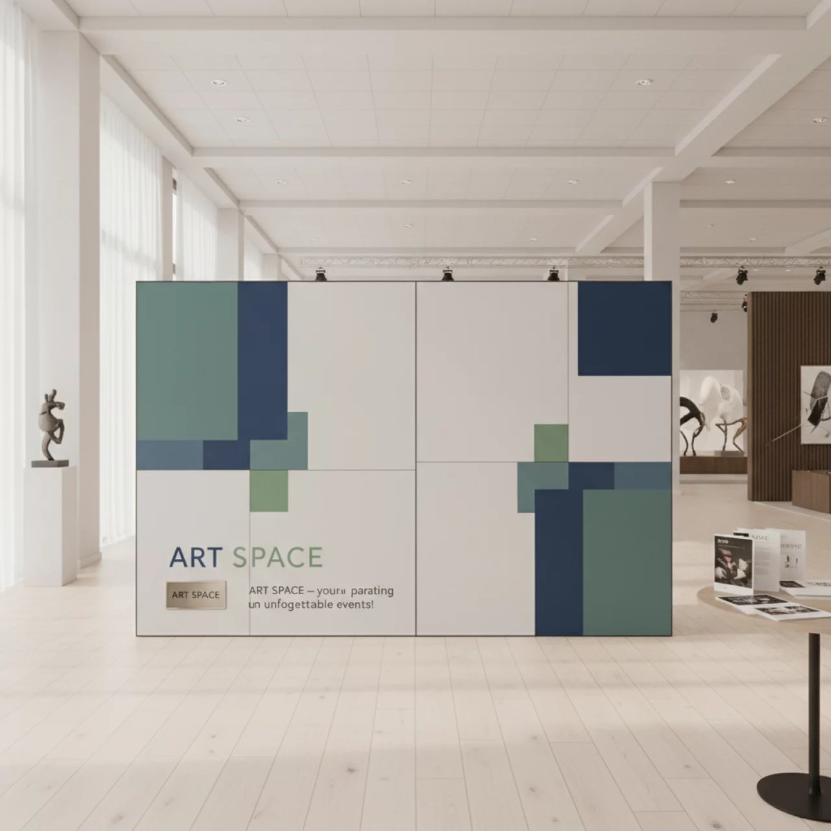 Аренда Пресс волл 3х2,5 м для конференции в Bridge Resort — ART SPACE