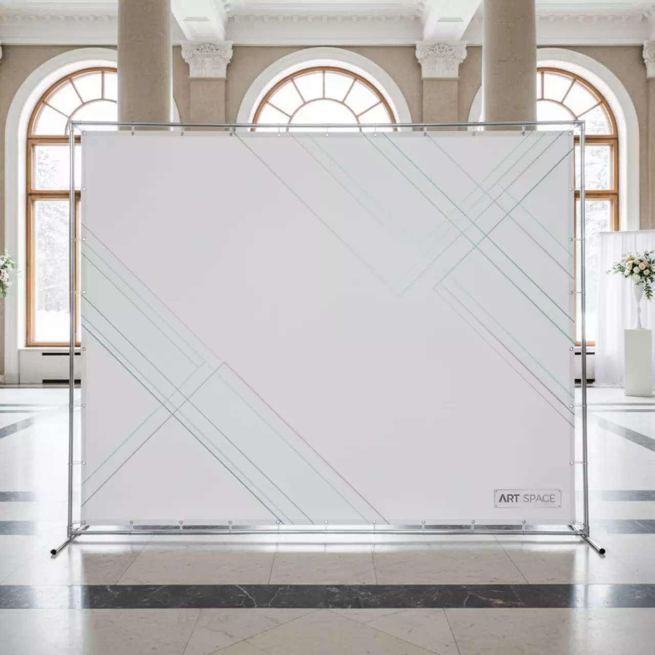 Аренда Пресс волл 3х2 для конференции в санатории «Октябрьский» — ART SPACE