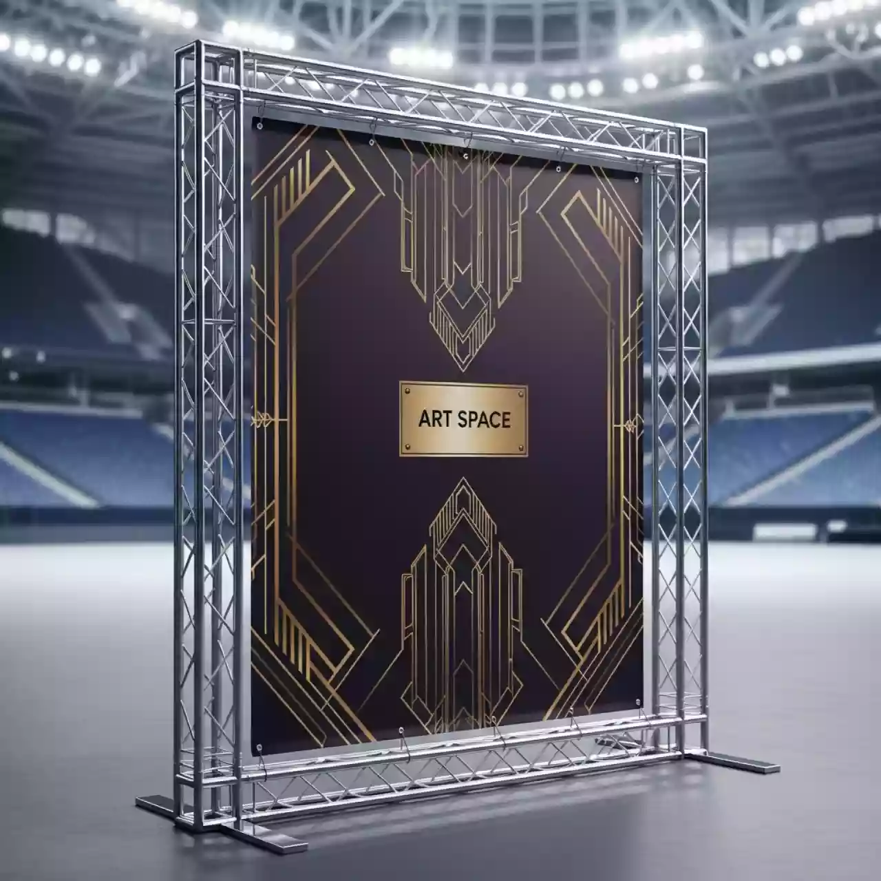 Аренда Пресс волл 3х2 м на арене «Фишт» — ART SPACE