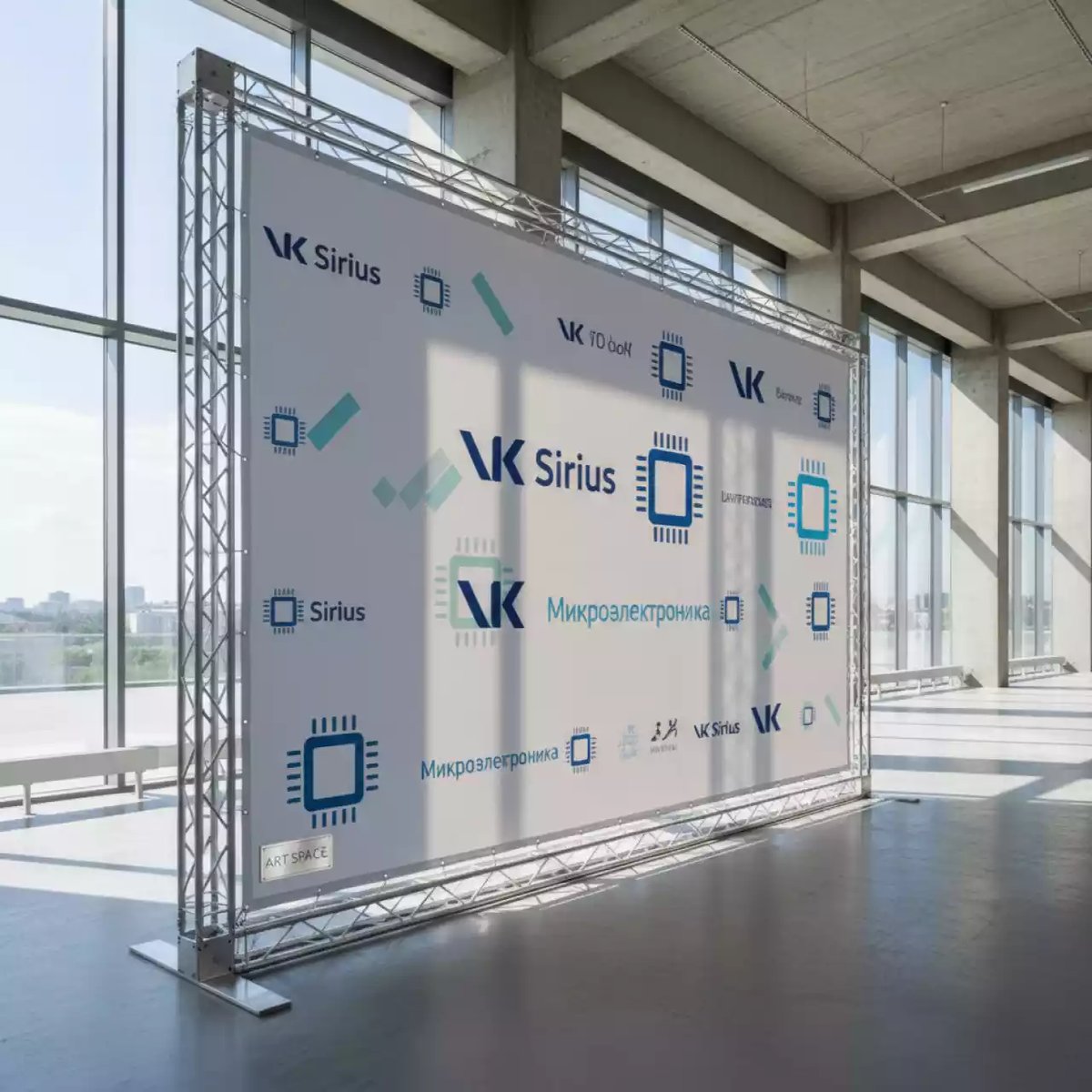 Аренда Пресс волл 4х3 на мероприятие в VK Stadium Sirius — ART SPACE