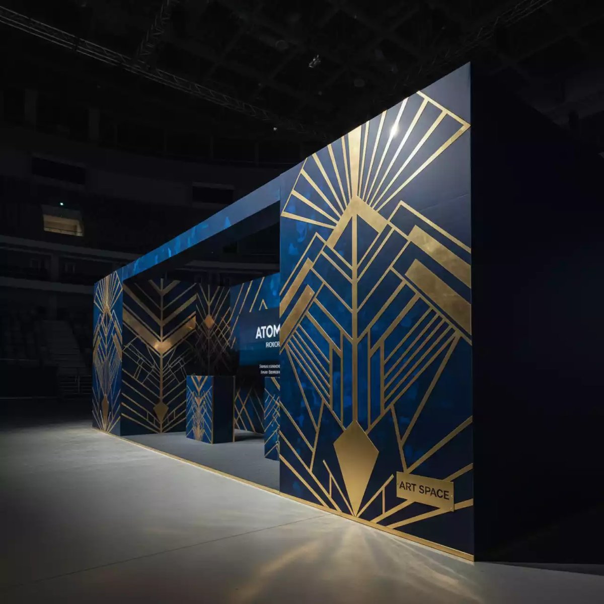 Аренда Пресс волл 4x3 м для мероприятия в ледовом дворце «Большой» — ART SPACE