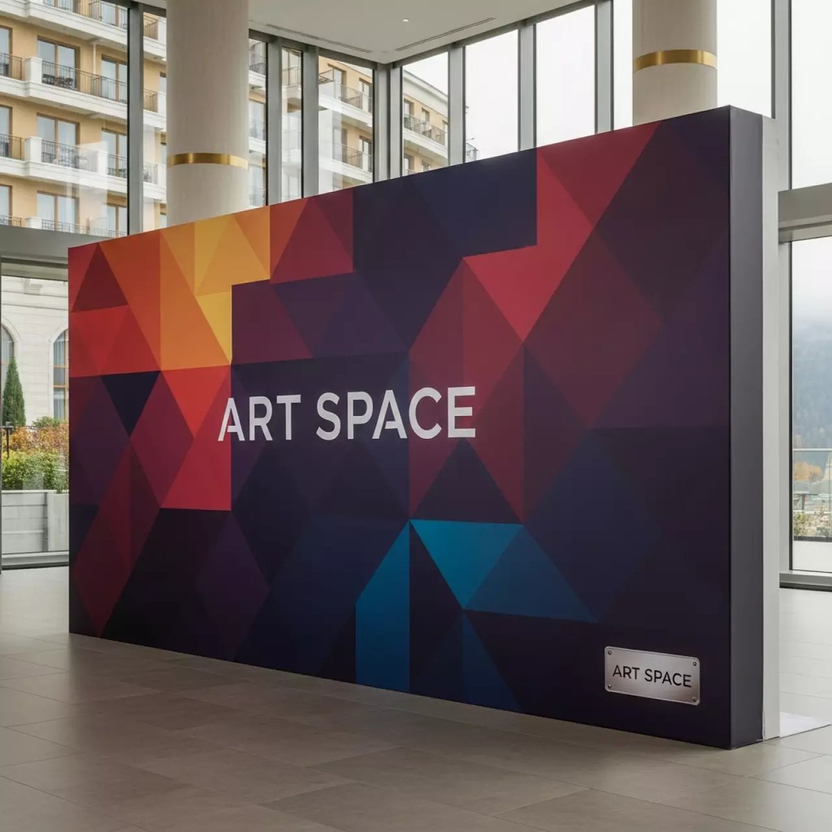 Аренда Пресс волл 6x3 м для фотозоны в Sochi Marriott Krasnaya Polyana — ART SPACE