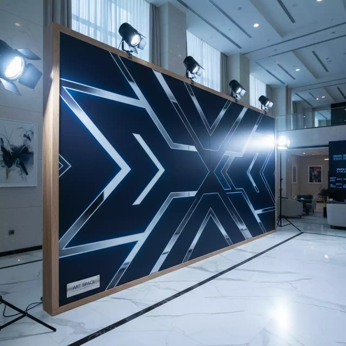 Аренда Пресс волл брус 4х3 в Mantera Supreme — ART SPACE