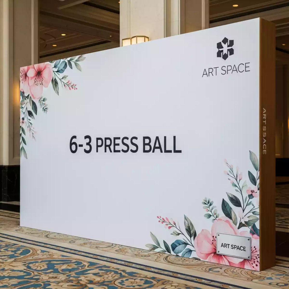 Аренда Пресс волл брус 6х3 в Radisson Collection Paradise — ART SPACE