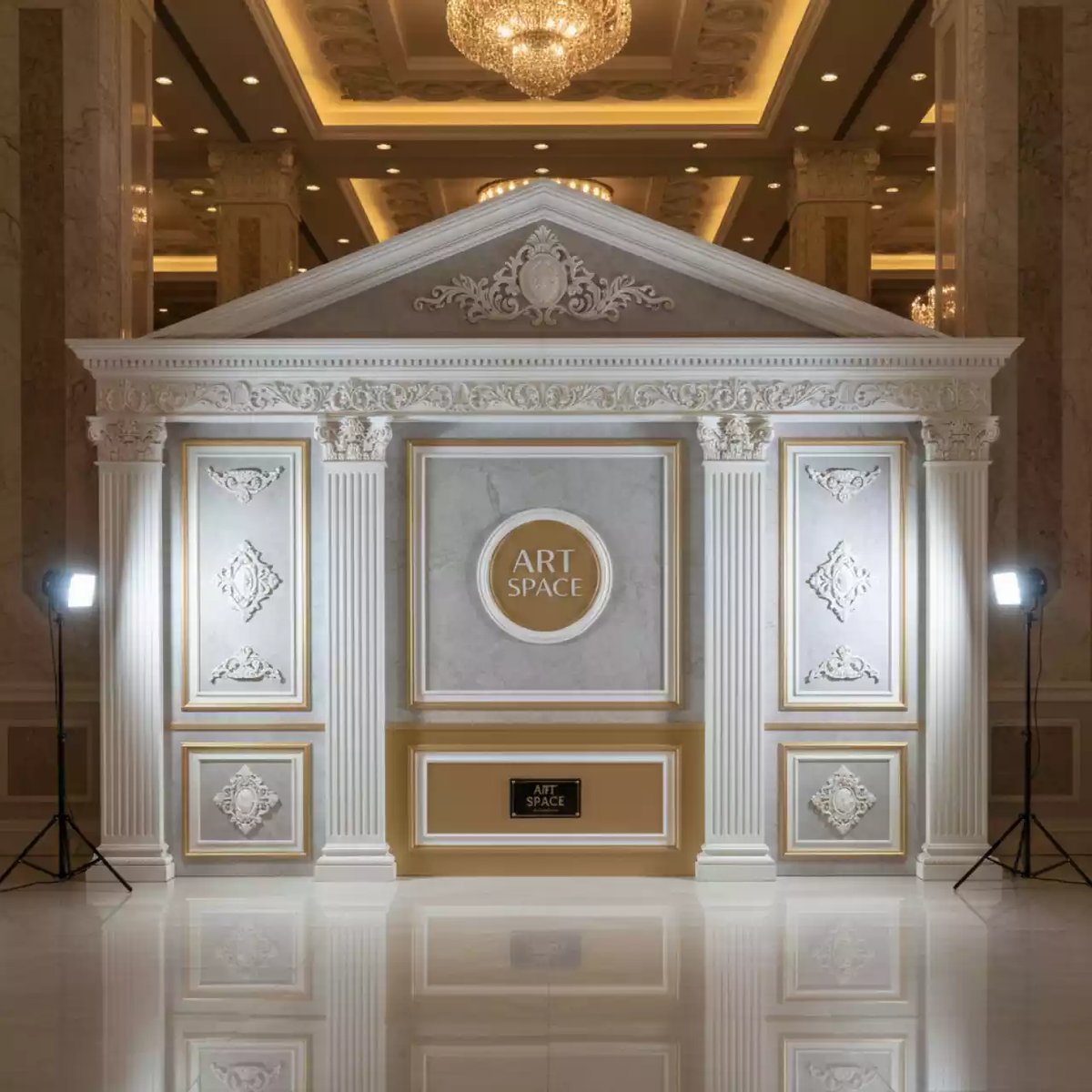 Аренда Пресс волл дизайн в конгресс-холле отеля Жемчужина — ART SPACE