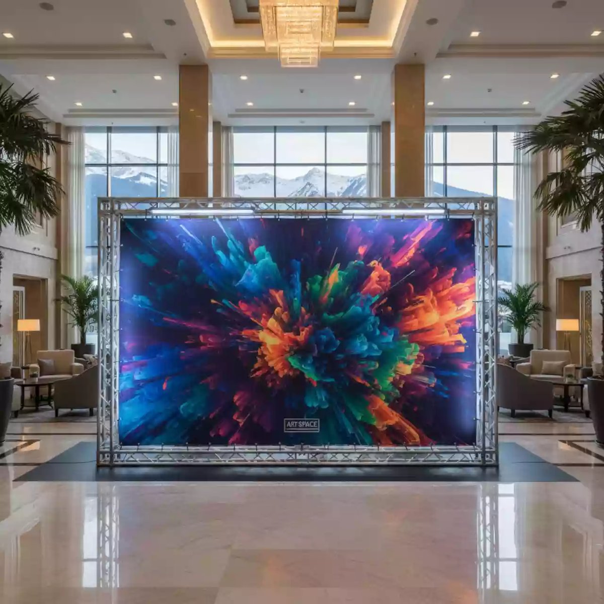 Аренда Пресс волл EMW XL в Golden Tulip Rosa Khutor — ART SPACE