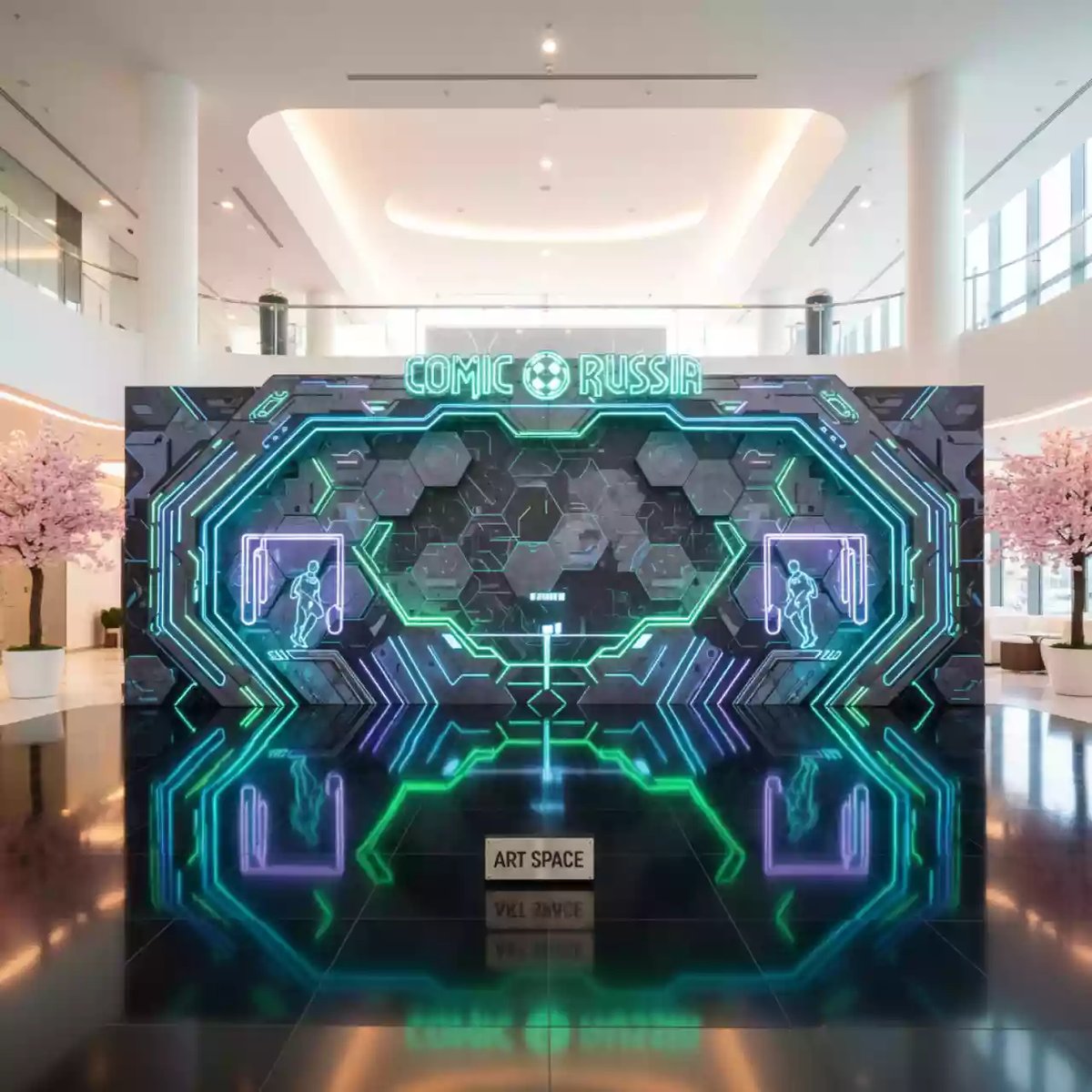 Аренда Пресс волл футбольный в Imeretinskiy Hotel — ART SPACE