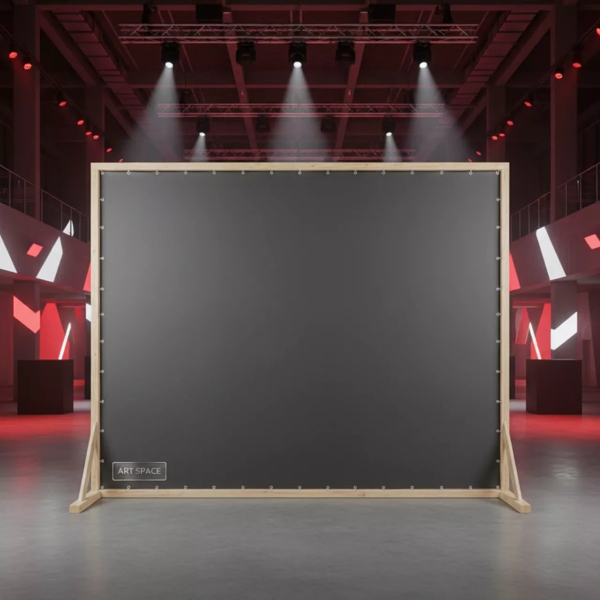 Аренда Пресс волл на брусе 3х2,5 м баннер каркас в Red Arena — ART SPACE