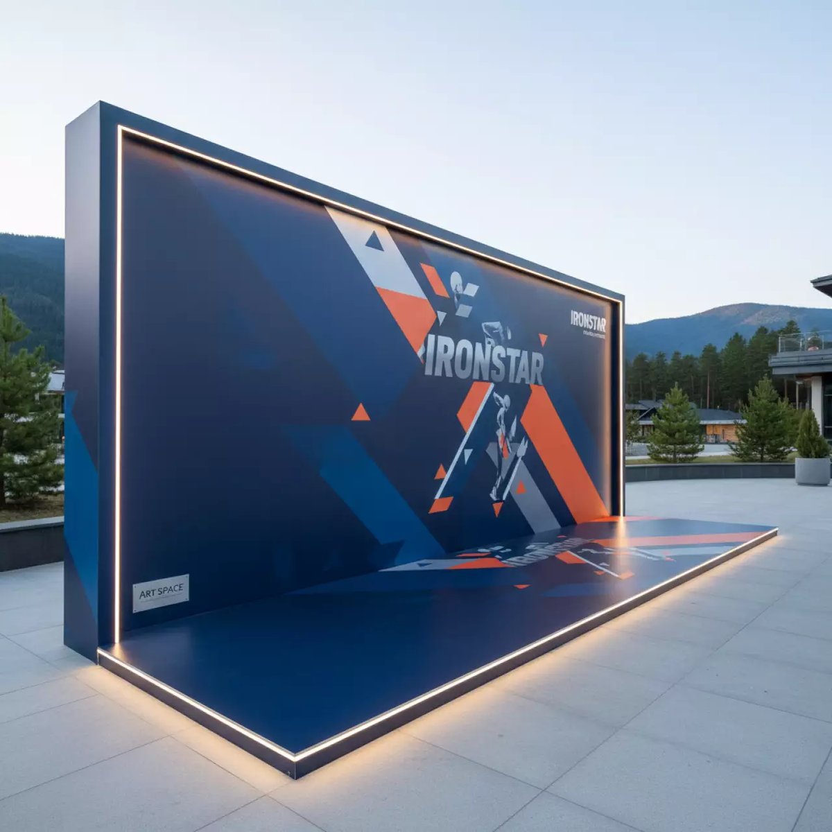 Аренда Пресс волл с полом в Поляна 1389 Отель и Спа — ART SPACE