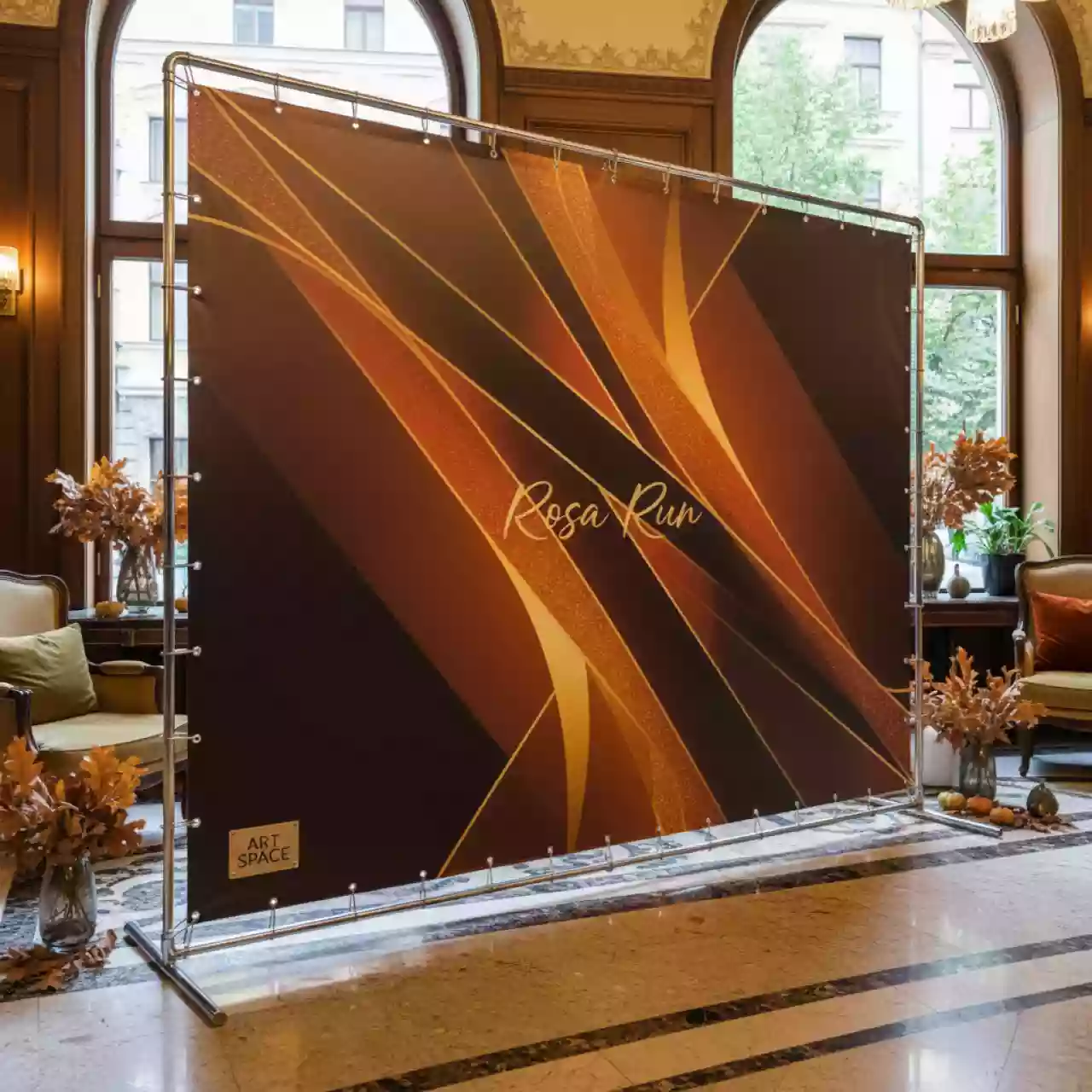 Аренда Пресс волл система Джокер низкий в Boutique Hotel PORTUM 1905 — ART SPACE