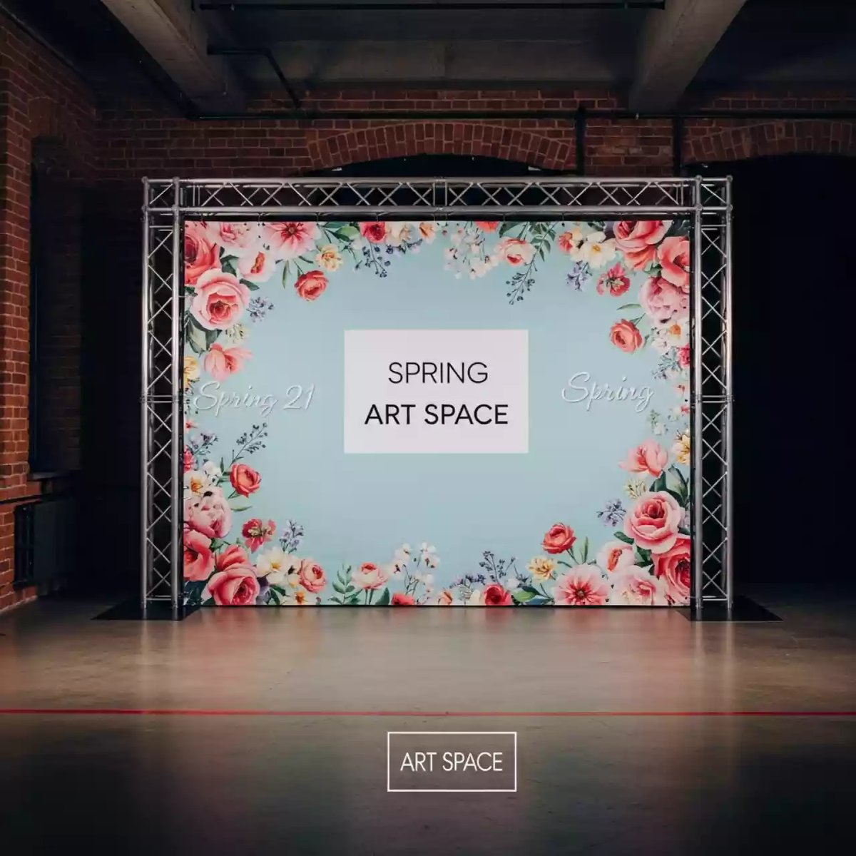 Аренда Пресс волл тип M с печатью в лофте «Студия 21» — ART SPACE