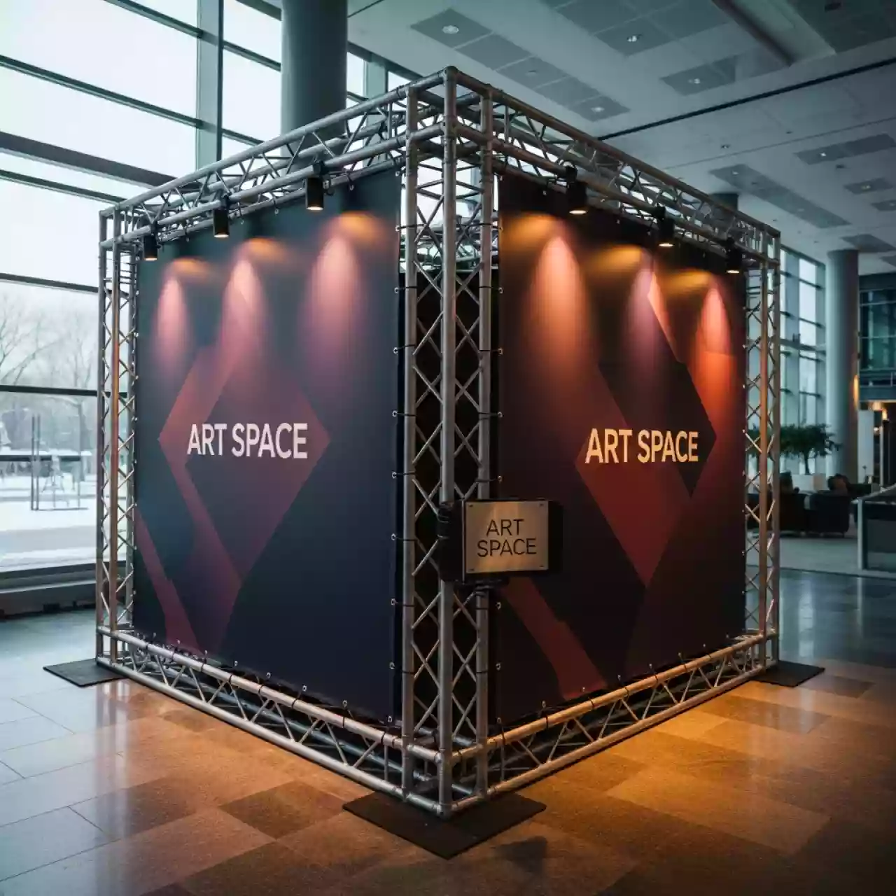 Аренда Пресс волл Тритикс с закрытыми боками 2х2 м в отеле «Звездный» — ART SPACE